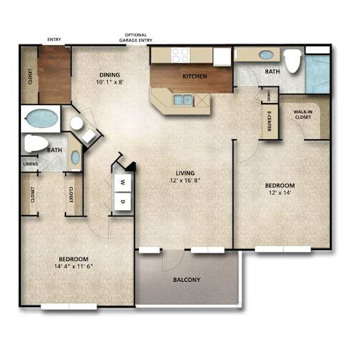 Floor Plan  Wellington Floor Plan | 1,210 Sq. Ft. at The Orchard, Dublin
