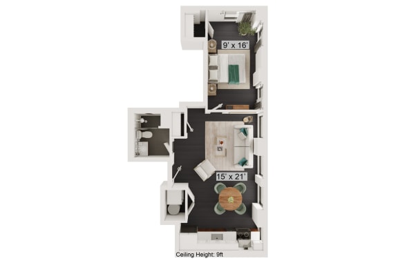 Floor Plan  bedroom floor plan anting 2 bedroom apartment at the reach titiwangsa