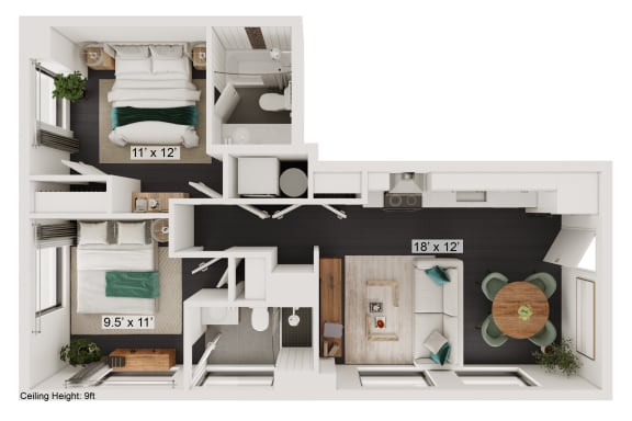 Floor Plan  bedroom floor plan an in 1 bed 1 bath