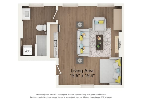 Floor Plan  The Edgar Floor  Plan 301