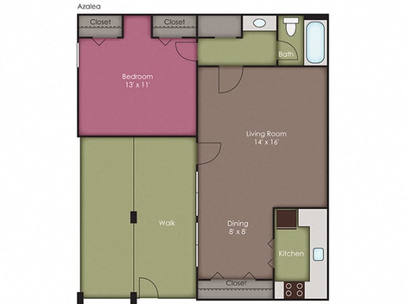 Floor Plan  Azalea Floor Plan
