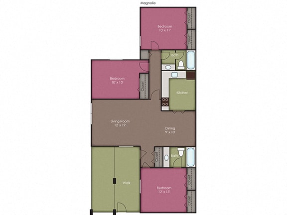Floor Plan  Magnolia floor plan in Wilmington NC