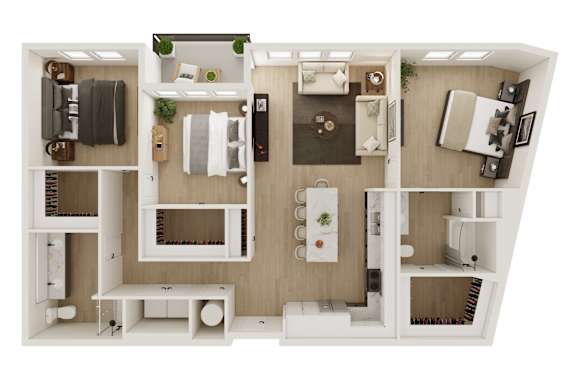 Floor Plan  3 Bed 2 Bath Floor Plan | 1,467 Sq. Ft. at VALE Lake Wylie in Lake Wylie, SC