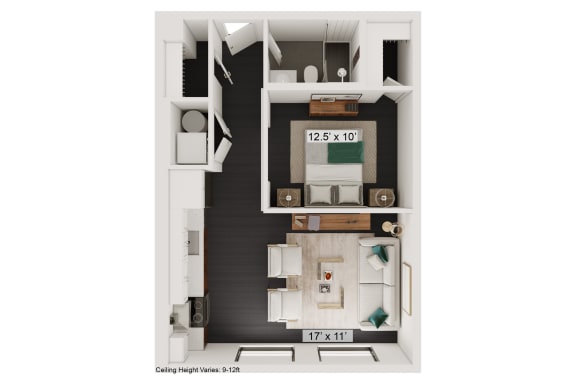Floor Plan  bedroom floor plan an in 1 bed 1 bath
