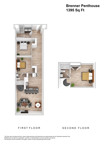 Floor Plan  Brenner Penthouse Floor Plan