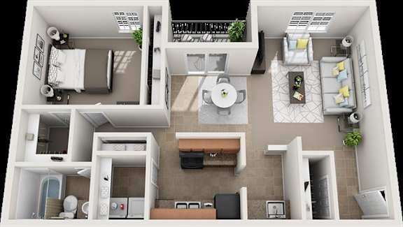 Floor Plan  Garden I Floor Plan at Sienna Ridge, Atlanta