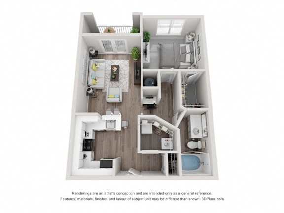 Floor Plan  Chestnut ELITE Floor Plan at Vue at Embry Hills, Atlanta, GA