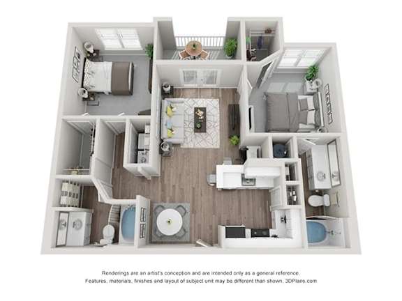 Floor Plan  Heartwood CLASSIC Plus Floor Plan at Vue at Embry Hills, Atlanta, GA, 30042