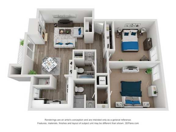 Floor Plan  HARRISON Elite Floor Plan at Spalding Vue, Georgia