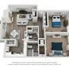 Floor Plan  HARRISON Signature Floor Plan at Spalding Vue, Georgia, 30092