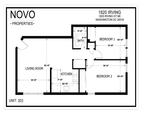 Floor Plan  the floor plan of the living room of the apartment