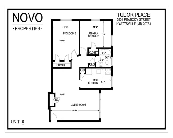 Floor Plan  the floor plan unit 6