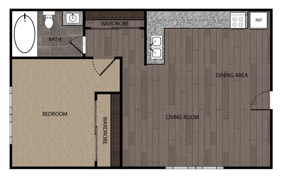Floor Plan  a floor plan of a home