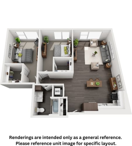 Floor Plan  a1 1 bedroom floor plan  the residences at sawmill estates apartments