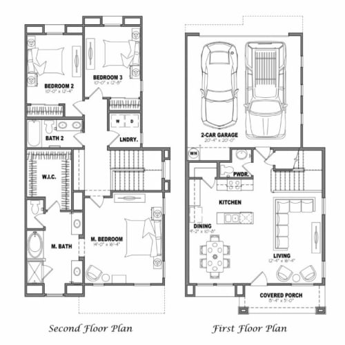 Floor Plan  Siena- Floor Plan at Casa Sole Vita Townhomes, Mesa, 85208