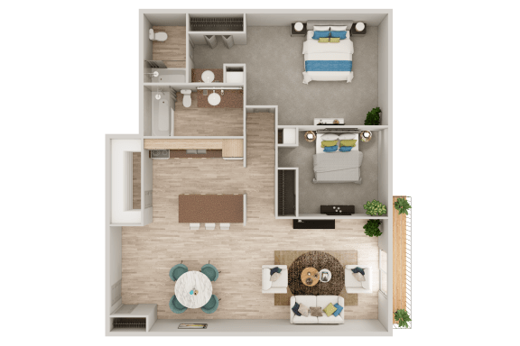 Floor Plan  a floor plan of a 1 bedroom with a bathroom and a living room