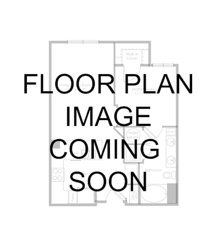 Floor Plan  1 Bedroom 1 Bathroom Floor Plan