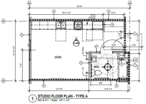 Floor Plan  Nestor Senior Village Studio Floorplan