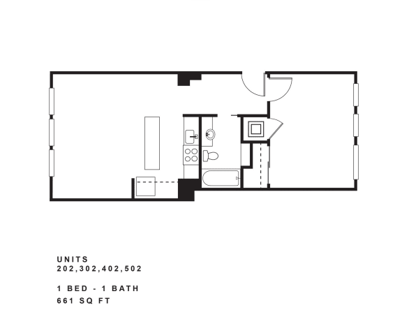 Floor Plan  a floor plan of a house with a bedroom and a bathroom