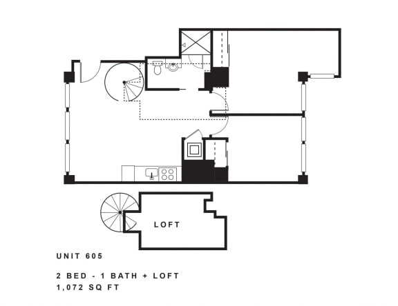 Floor Plan  a floor plan of a house with a bedroom and a living room