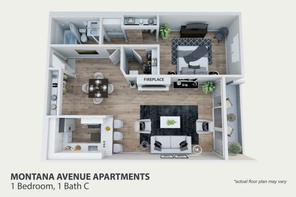 Floor Plan  a bedroom floor plan with a bathroom and a living room