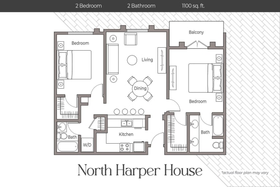 Floor Plan  a floor plan of north hanger house