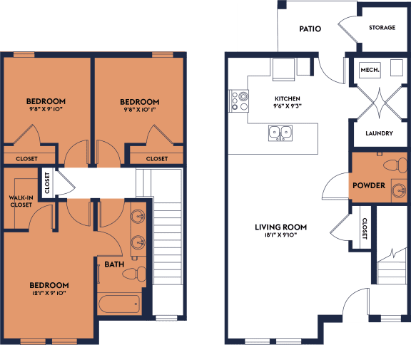 Floor Plan  a floor plan of a home