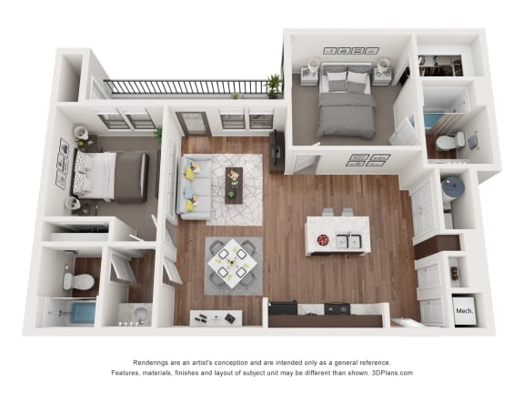 Floor Plan  a 1 bedroom floorplan is shown with a bathroom and a living room