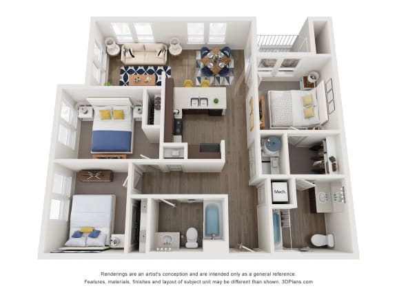 Floor Plan  a 1 bedroom floor plan  sierra  2100 sq ft