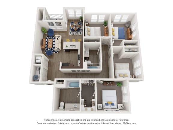 Floor Plan  a 1 bedroom floor plan  summit  2100 sq ft