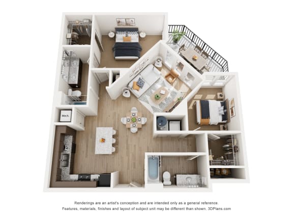 Floor Plan  a 3 bedroom floor plan of a 2100 sq ft apartment