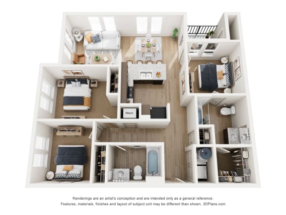 Floor Plan  a 3 bedroom floor plan of a 2100 sq ft house