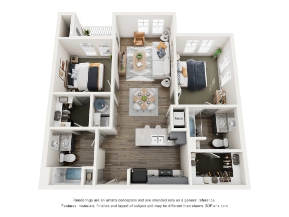 Floor Plan  a 1 bedroom floorplan with a bathroom and a living room