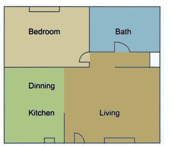 Floor Plan  the fitzgerald apartment floor plan apartments for rent ga