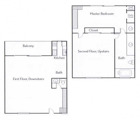 Floor Plan  Ocean View Townhomes two story floor plan
