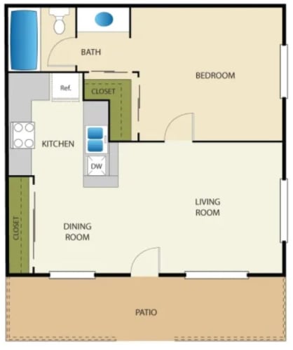 Floor Plan  a diagram of a floor plan of a house