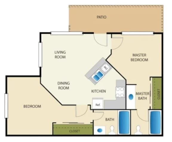 Floor Plan  a picture of a floor plan of a house
