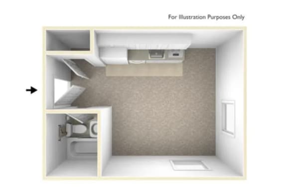 Floor Plan  a room with a sink and a toilet in it