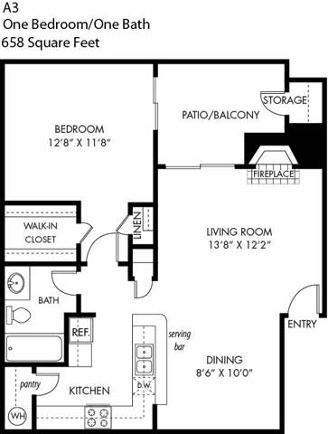 Floor Plan  Trails of Walnut Creek A3 Floorplan