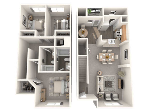 Floor Plan  Reserve at Centerra Winsor 3x2 floorplan