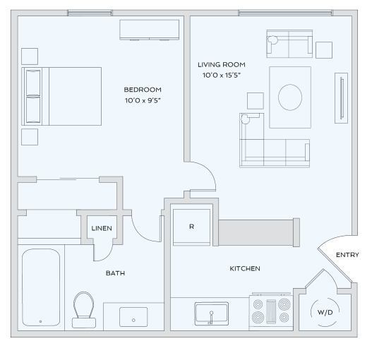 Floor Plan  Lake Castleton Apartment Homes | Indianapolis, IN | Floor Plan