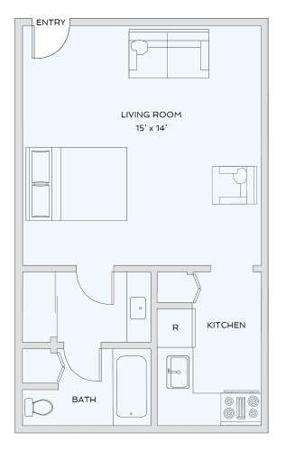 Floor Plan  Lake Castleton Apartments Homes | Indianapolis, IN | Floor Plan