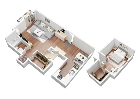 Floor Plan  Corsica Loft  Floorplan Oxnard Terrace