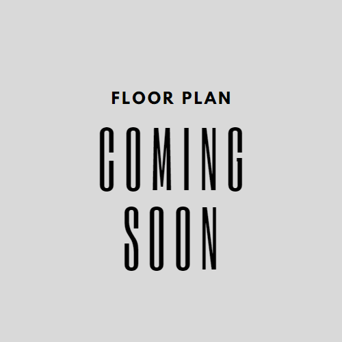 Floor Plan  a floor plan with a grey background and the words coming soon