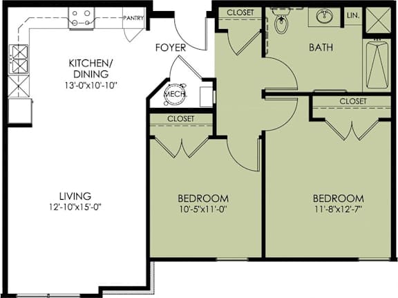 Floor Plan  the floor plan of a bedroom house with a bathroom and a living room
