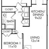 Floor Plan  the floor plan of a town house with a garage