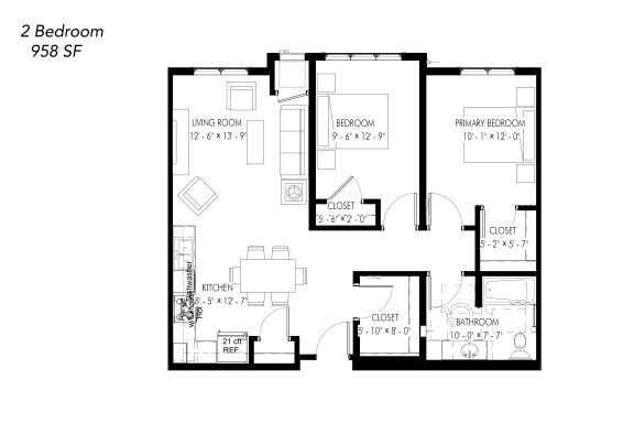 Floor Plan  a floor plan of a bedroom house