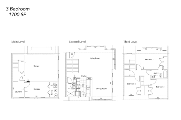 Floor Plan  Three Bedroom