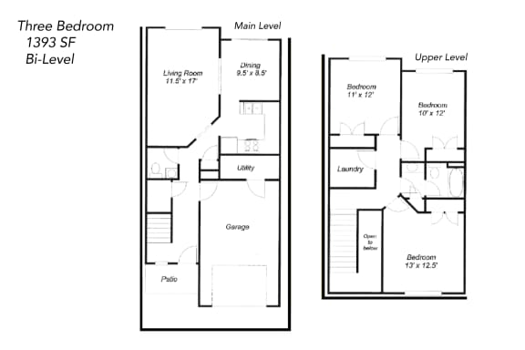 Floor Plan  Three Bedroom