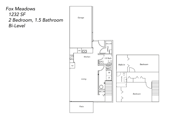 Floor Plan  the floor plan of fox meadows